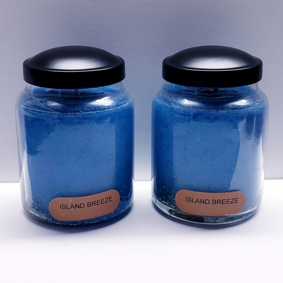 ISLAND BREEZE -A Cheerful Giver Baby Jar Single Wick Candle, 6 oz (2 pack) - Picture 1 of 8